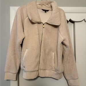 Lauren Ralph Lauren Cream Teddy Jacket
